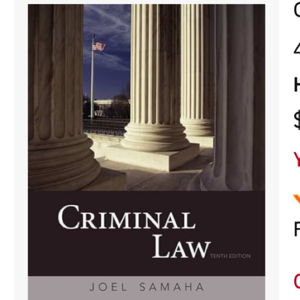 Criminal Law Tenth Edition by Joel Samaha